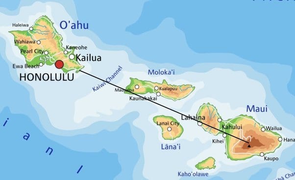 how far is it from new york city to honolulu hawaii