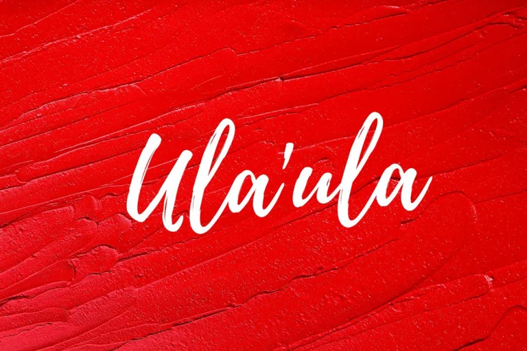 The Meaning And History Of The Color Red In Hawaiian Language