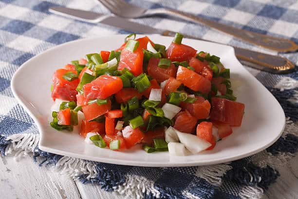 Lomi Salmon - Tomato and Salmon Salad