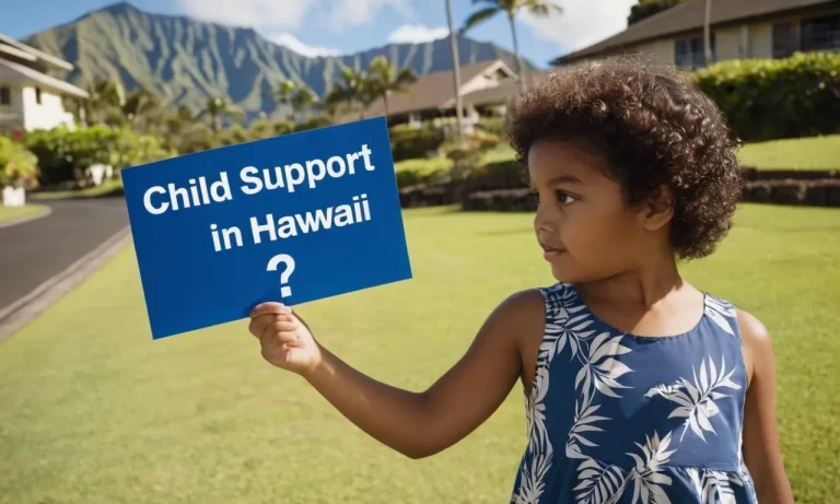 How Much Is Child Support In Hawaii?
