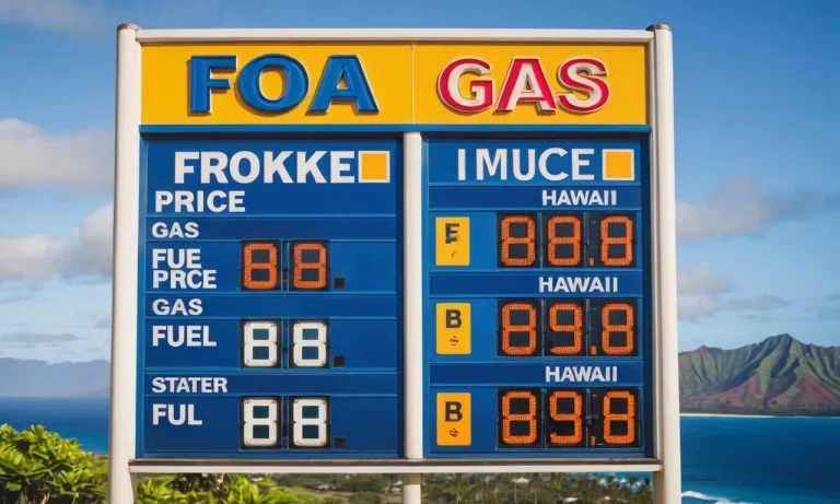 How Much Is Gas In Hawaii In 2023?