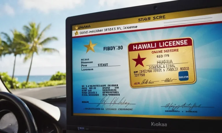 How To Get A Gold Star On Your Hawaii Driver’S License Online