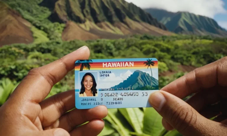 How To Get A State Id In Hawaii