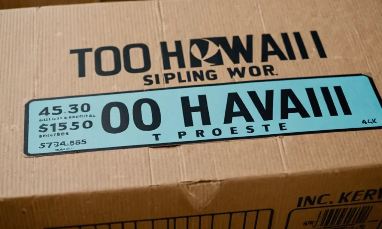 How To Ship To Hawaii: A Comprehensive Guide